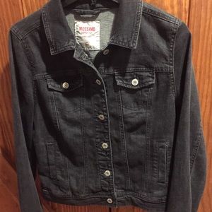 Dark/black denim jacket from Target